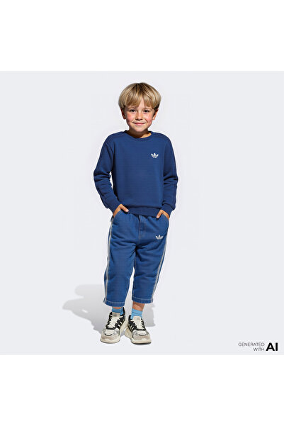 adidas X Zwide Graphic Çocuk Mavi Eşofman Takımı