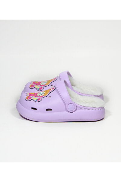 epona Daily, Fur Inside, Orthopedic, Non-Slip Sole, Children's Sandal Slippers with Labubu Figure