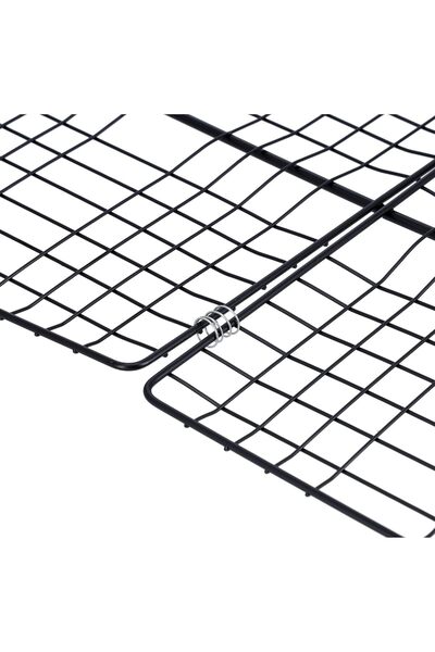 Yuwell YU WELL Portable Rectangular Stainless Steel BBQ Grill Net with Wooden Handle