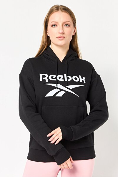 Reebok Women Sportswear Fit Long Sleeve Training Hoodie, Black