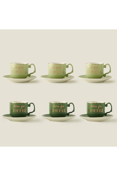 Bella Maison Bianca Porcelain 6-Piece Coffee Cup Set (90 Cc)