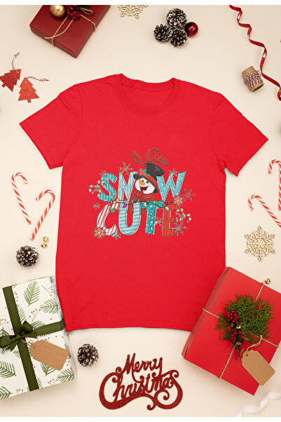 stil x New Year Printed Unisex Children's T-Shirt, Christmas Themed, 100% Cotton