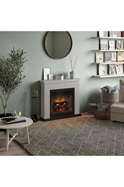 tagu Frode Light Beige electric fireplace PowerFlame 2