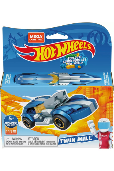HOT WHEELS ΜΗΧΑΝΗΜΑ ΜΕΓΑΛΗΣ ΟΙΚΟΔΟΜΗΣ TWIN MILL
