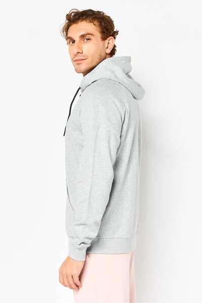 Reebok Men Sportswear Fit Long Sleeve Outdoor Hoodies, Grey