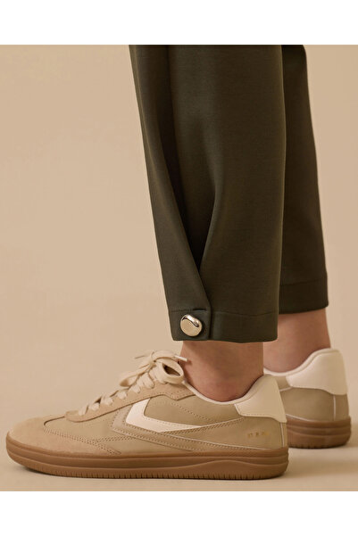 SCL Ankle-Length Carrot Pants with Leg Detail