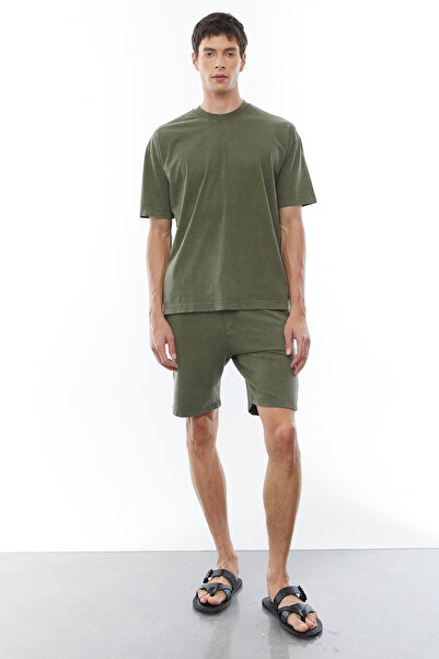 PAULMARK Washable Tie-Waist Basic Regular Shorts