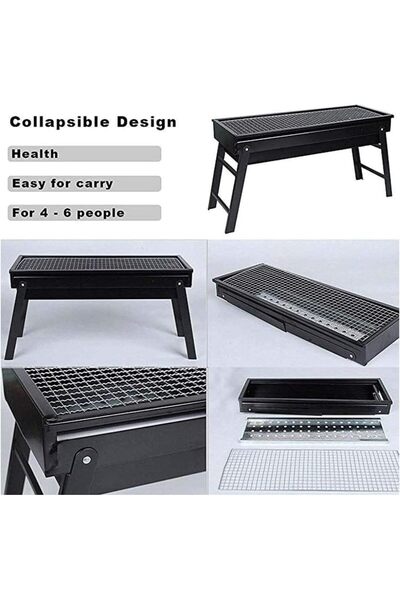 Yuwell YU WELL Stainless Steel Portable Foldable BBQ Grill Stand