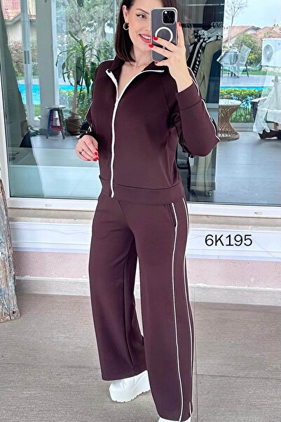 İnce Topuk Ara Piped Zippered Modal Set of 2 6K195