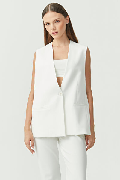 PAULMARK Women's Single Button Vest