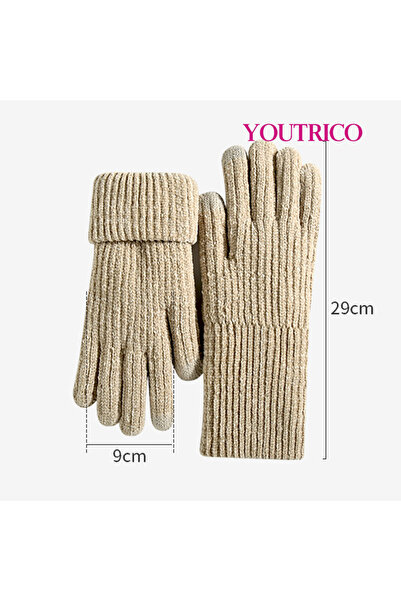 Youtrico Women's Winter Warm Lined Gloves, Solid Color