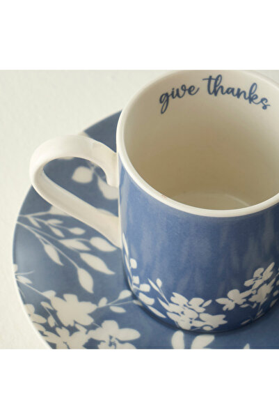Bella Maison Thankful 6'lı Kahve Fincanı Seti Mavi (90 cc)