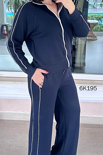 İnce Topuk Ara Piped Zippered Modal Set of 2 6K195