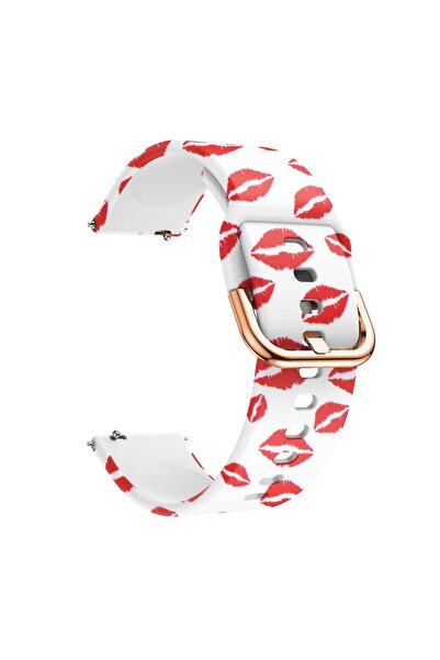 NeoHeaven WatchBand Freedom silicone strap, compatible with Samsung, Huawei and other watches 22 mm, Kiss Me