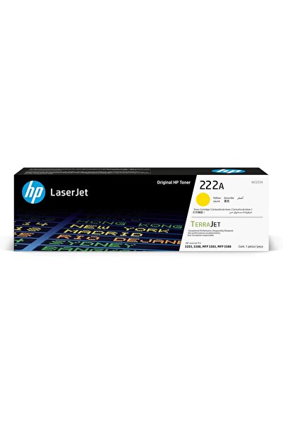 HP 222A Yellow Original LaserJet Toner Cartridge (Compatible with LaserJet Pro 3203/3288/MFP 3303