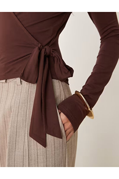 Miss Selfridge Miss Selfridge blouse, brown