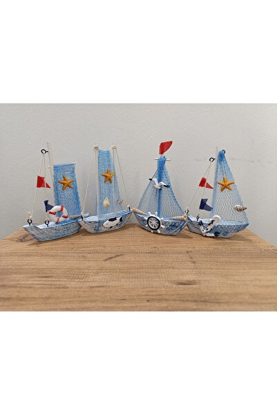 BalıkHediyelik Yelkenli – Deniz Temalı Dekoratif Biblo/MDL1016 BALIK HEDİYELİK