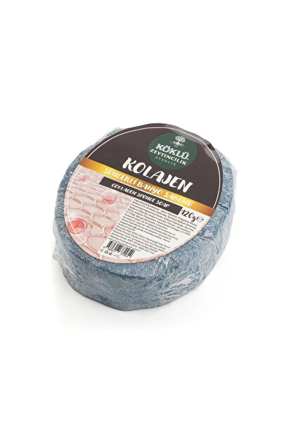 Köklü Zeytincilik Ayvalık Köklü Süngerli Kolajen Banyo Sabunu 120 GR