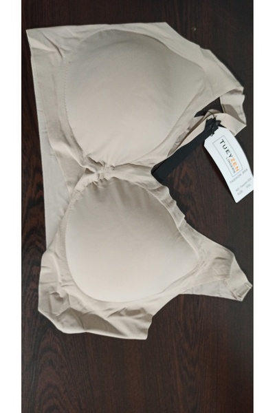 MADAMNİZ Stitch-Free Pads Removable Bustier Without Underwire