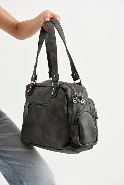 KIRASE Mega Women's Lisbon/Soft Leather Multi-Compartment Quality Multi-Useful Shoulder and Hand Bag