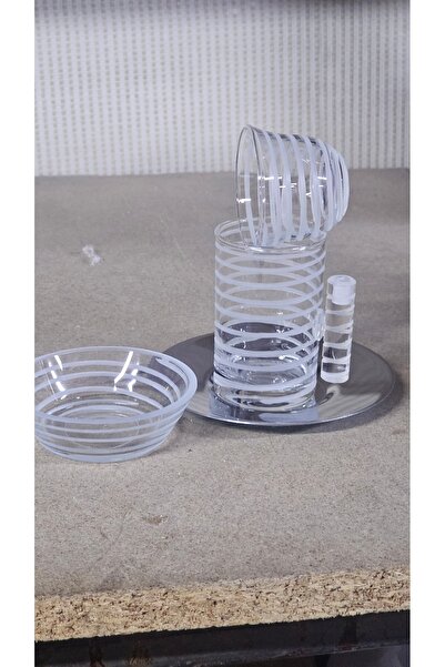 Turkish Store İstanbul 18-Piece Tea and Coffee Set with Glass Turkish Delight Holder as a Gift