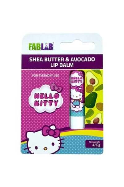 Fab lab Hello Kitty Avocado & Shea Butter Lip Balm by - 4.5 g