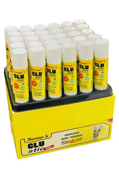 Flamingo High Viscosity Glue Stick, 8 gm, 30 Pieces Value Pack