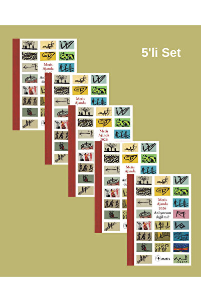 Metis Yayınları Metis Ajanda 2026: Anlıyorsun Değil mi? - 5'li Set