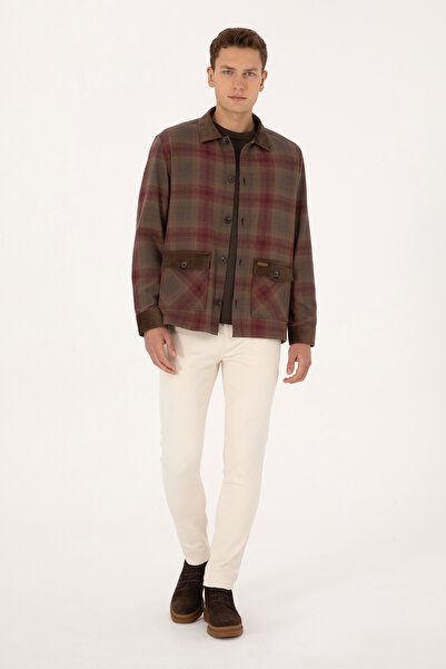 U.S. Polo Assn. Men's Burgundy Woven Coat 50308360-Vr177