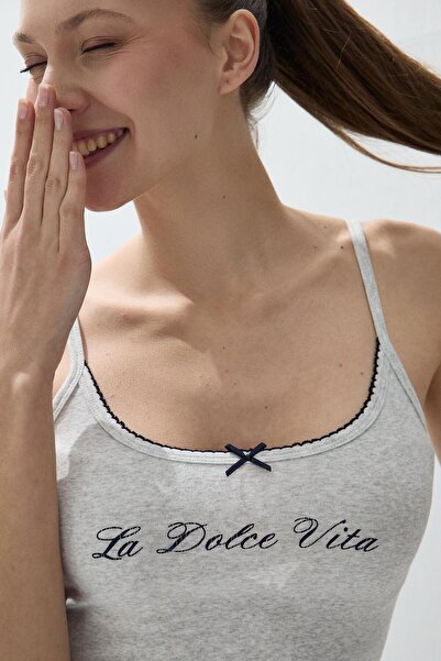 TUBİA Bluză pentru femei Snow Melange cu imprimeu