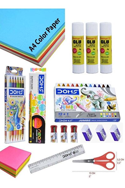doms School Stationery Kit 16 in 1 (44 pcs) DS02