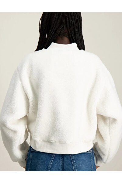Calvin Klein Calvin Klein zip-up sweater, white