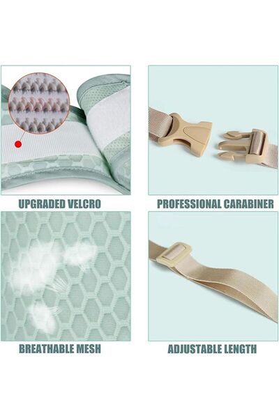 fulina Baby Walker Harness Strap,Walking Assistant Helper,Adjustable Safe Walking Breathable Safety Belt