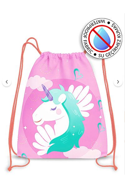 BebeMango Rucsac cu șnur pentru fete, rezistent la apă - Geantă de plajă