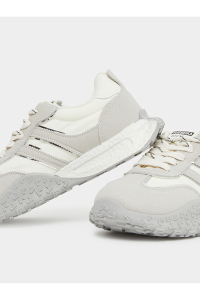 Styli Color Block Lace-Up Sneakers