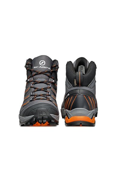 Scarpa Maverick Mid Gore-Tex Men's Outdoor Boots-Iron Gray - Orange - 46