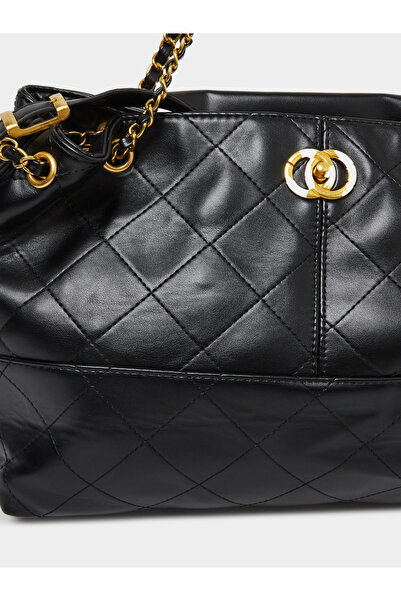 Styli Quilted Tote Bag with Chain Handles