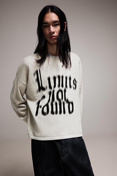 Bershka Printed jumper