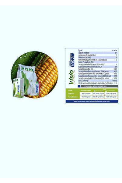 ERA GRUP Visio 17-05-24 Npk Azot, Fosfor, Potasyum Bor, Demir, Mangan, Bakır,...