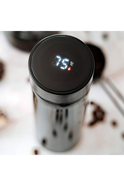 adler Thermos Temperature Display Black With LED