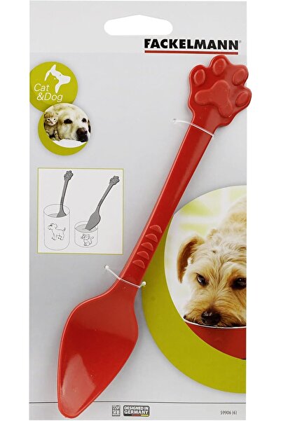 FACKELMANN Fackelmann plastic pet food spoon, 210 mm, multi-colored