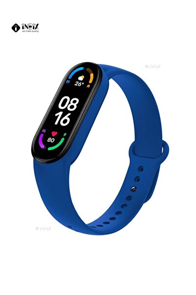 ineix حزام بديل من السيليكون الناعم لساعة Xiaomi Mi Band 6