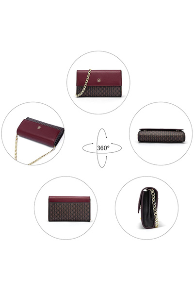 chch Women's Shoulder Bag, Light Luxury Retro Design, Chain Bag, Color Matching Women's Chain Bag