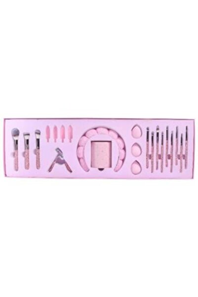 ruby face مجموعة فرش وأدوات مكياج - وردي | ٢٢ قطعة