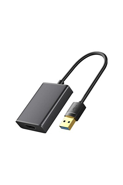 Apera HD08 USB 3.0 5Gbps to HDMI Dönüştürücü Adaptör 1080P FullHD Aynalama ve Genişletme Modu