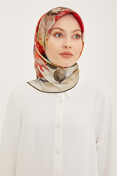 Armine Eșarfă din mătase Tivil verde deschis IST 8951 - 51