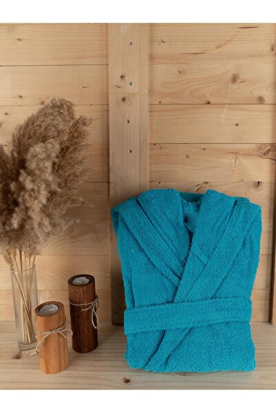 Baveno Unisex Premium Collection Cotton Hooded Bathrobe