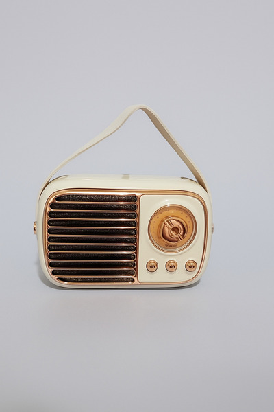 Asel Aksesuarcı Retro Bluetooth Hoparlör | Taşınabilir Kablosuz Speaker | USB + TF Kart + FM Radyo