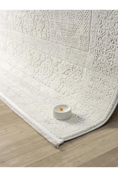 Turkrugs Smart Serisi Minimalist Krem Modern Halı - Sade ve Şık Tasarım | Türkeri Halı