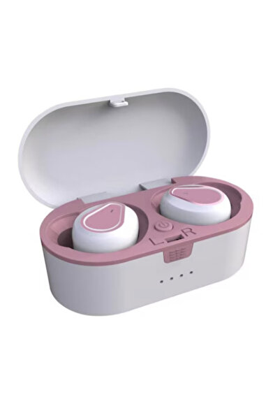 Amir Bluetooth Headphones Wireless bluetooth 5.0 waterproof case, compatible with android and IOS, Pink